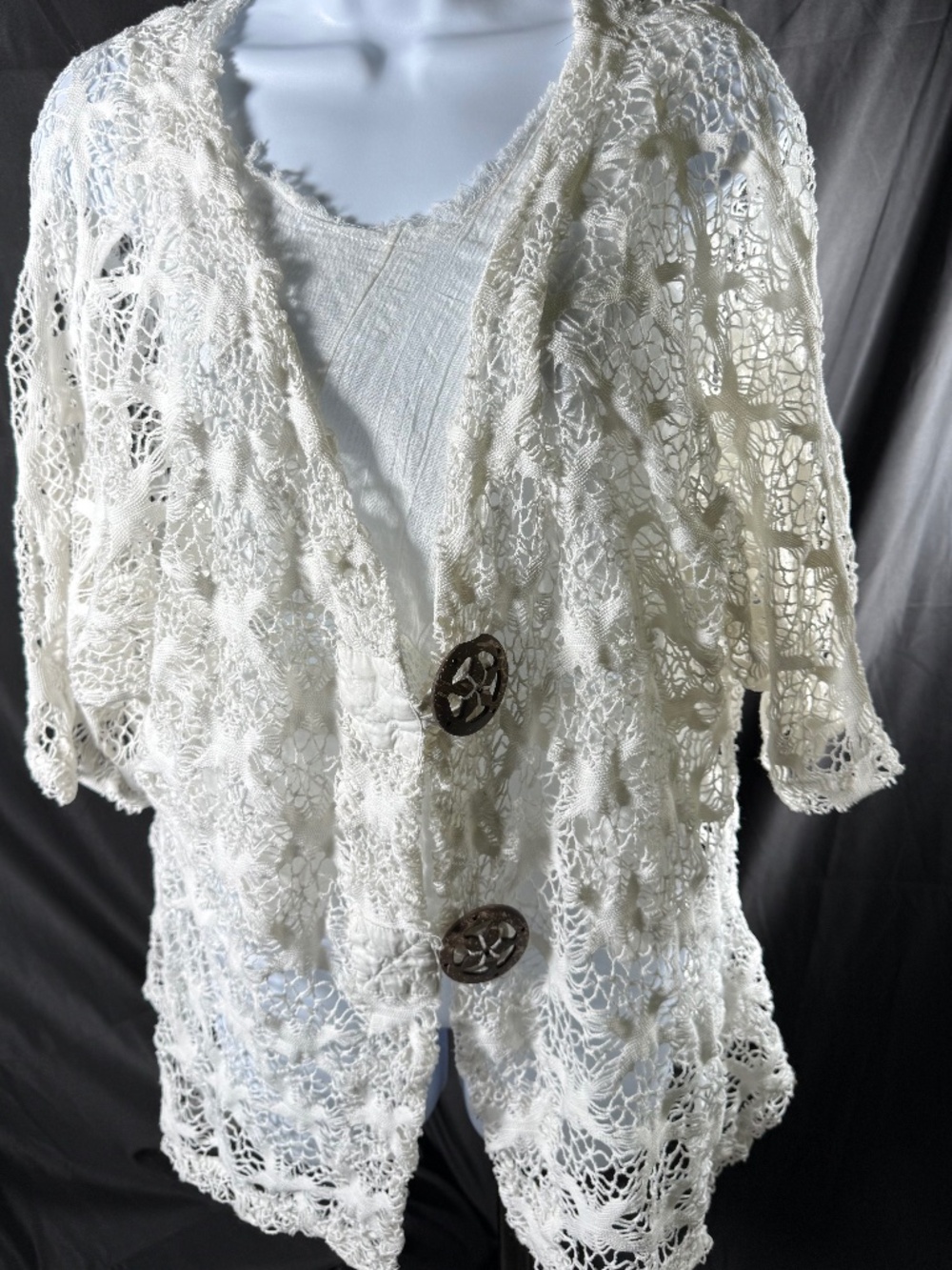 White Coverup / Kimono (Lg)